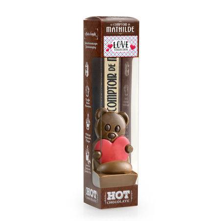 Chocolat chaud ourson avec cuillère - Hot Chocolat - Le Comptoir de Mathilde